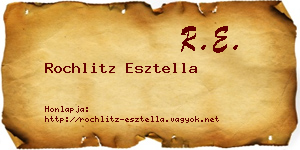 Rochlitz Esztella névjegykártya
